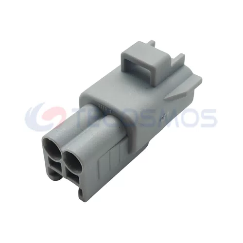 Waterproof 2-Pin Male Wire Harness Plug for Car Fog/Turn Signals 6189-0175 ABS & Nylon Housing Copper Contact Material - image 2